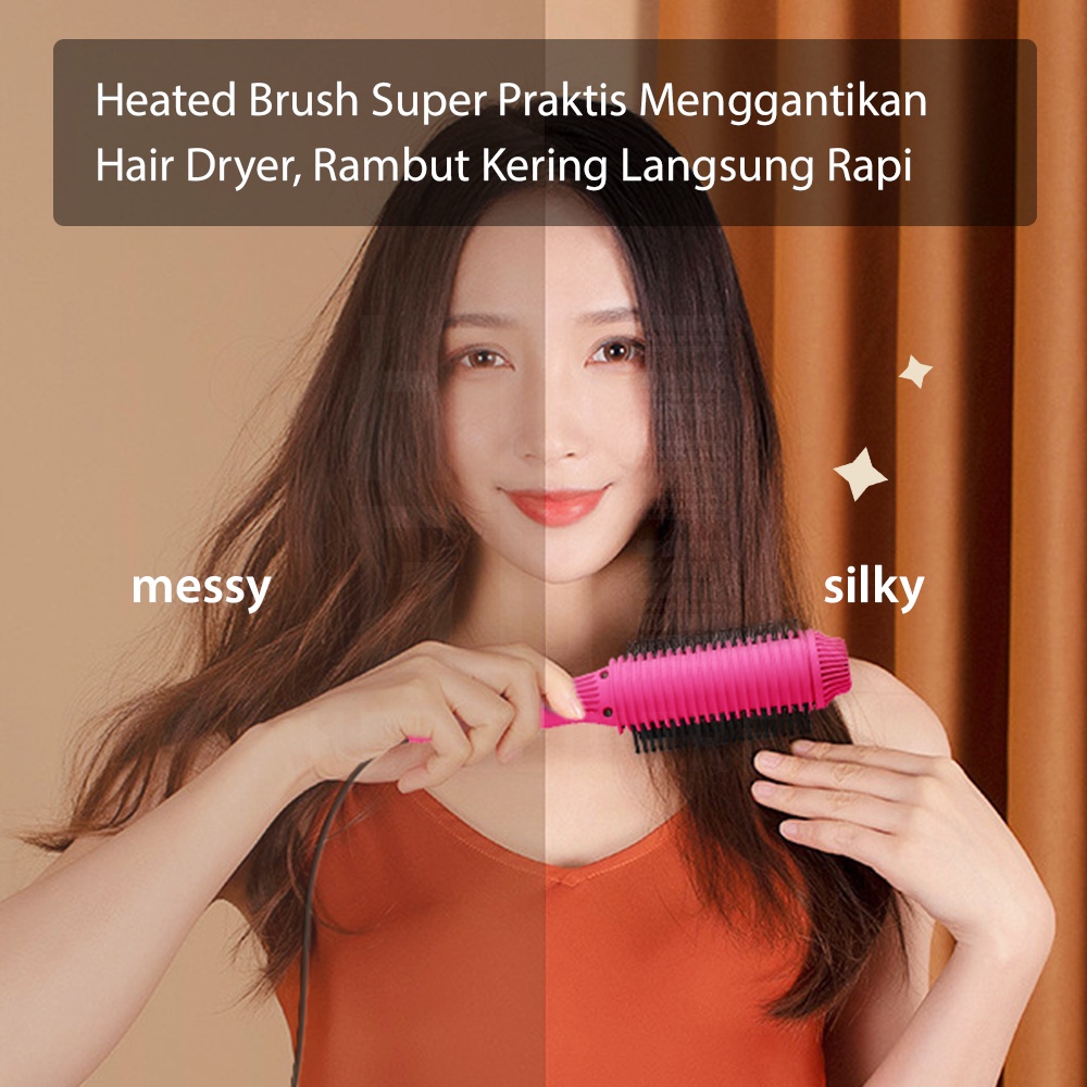 HUGO Catok Sisir Pelurus Rambut Alat Catokan Rambut Elektrik Hair Straightener