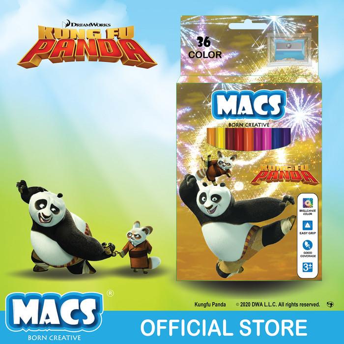 

Pensil warna Kung Fu Panda Macs Coloring Pencil 36 warna Best Seller