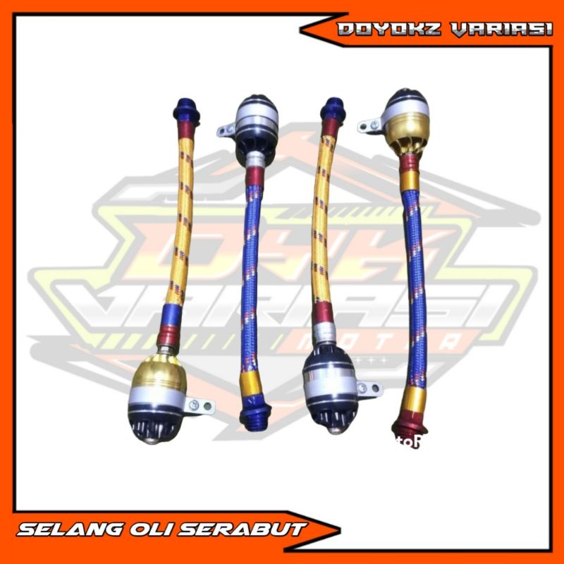 Tutup oli variasi Selang serat selang hawa filter racing motor matic beat Scoopy Vario Mio
