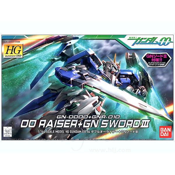BANDAI HG 1/144 00 Raiser + GN Sword III