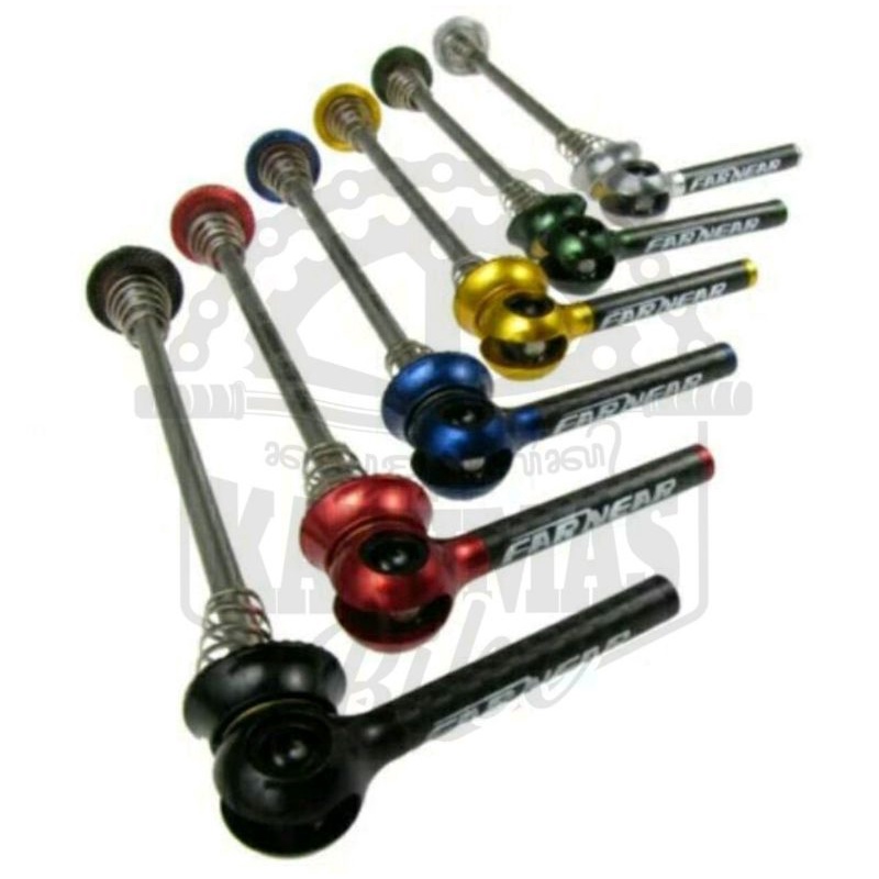 SKEWER QR-QUICK RELEASE MTB CARBON LEVER & TITANIUM AXLE FARNEA