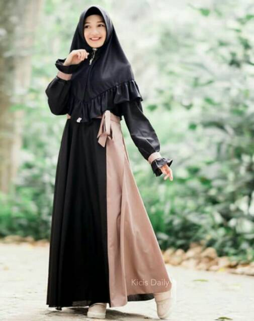 Model Baju Gamis Katun Toyobo Terbaru