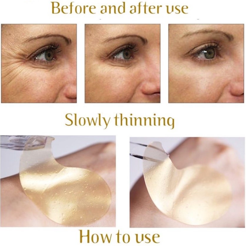 [NEW] 60 Lembar Termurah !!! Masker Mata Collagen Emas 24k / Masker Mata Panda Kantung / Masker Mata Gold Untuk Tidur Eye Mask Gold Collagen bisa Untuk Leher Pipi / Masker Wajah Pemutih dan Glowing / Eye Serum Masker Organik Anti Kerut Anti Aging Viral
