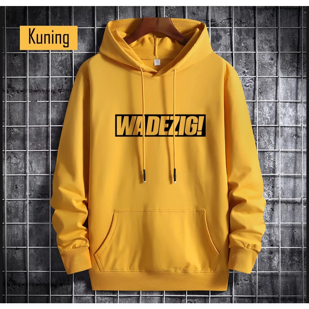 WADEZIG - SWEATER HODDIE UNISEX JUMBO / SWEATER OVERSIZE WANITA/ SWEATER PRIA /SWEATER WADEZIG M -3XL (COD)