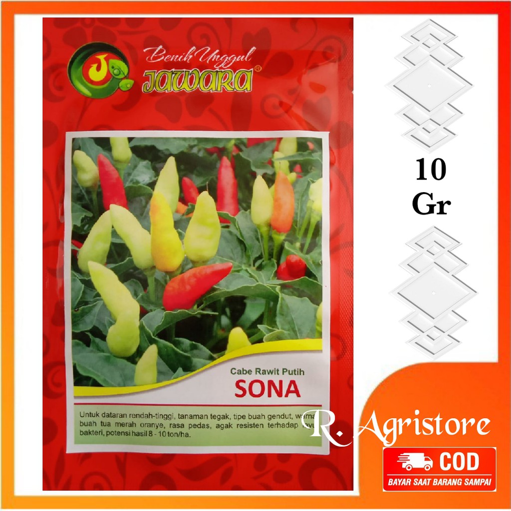 Benih / Bibit Cabe Rawit SONA Isi 10 Gram | Bibit Cabai Rawit | Bibit Unggul