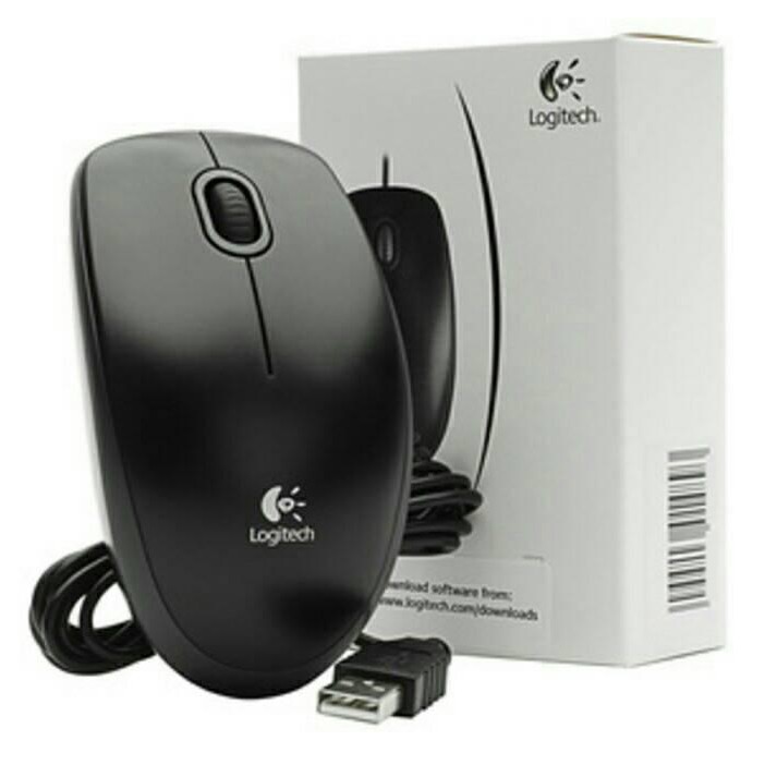 LOGITECH MOUSE KABEL USB B100 ORIGINAL 100%