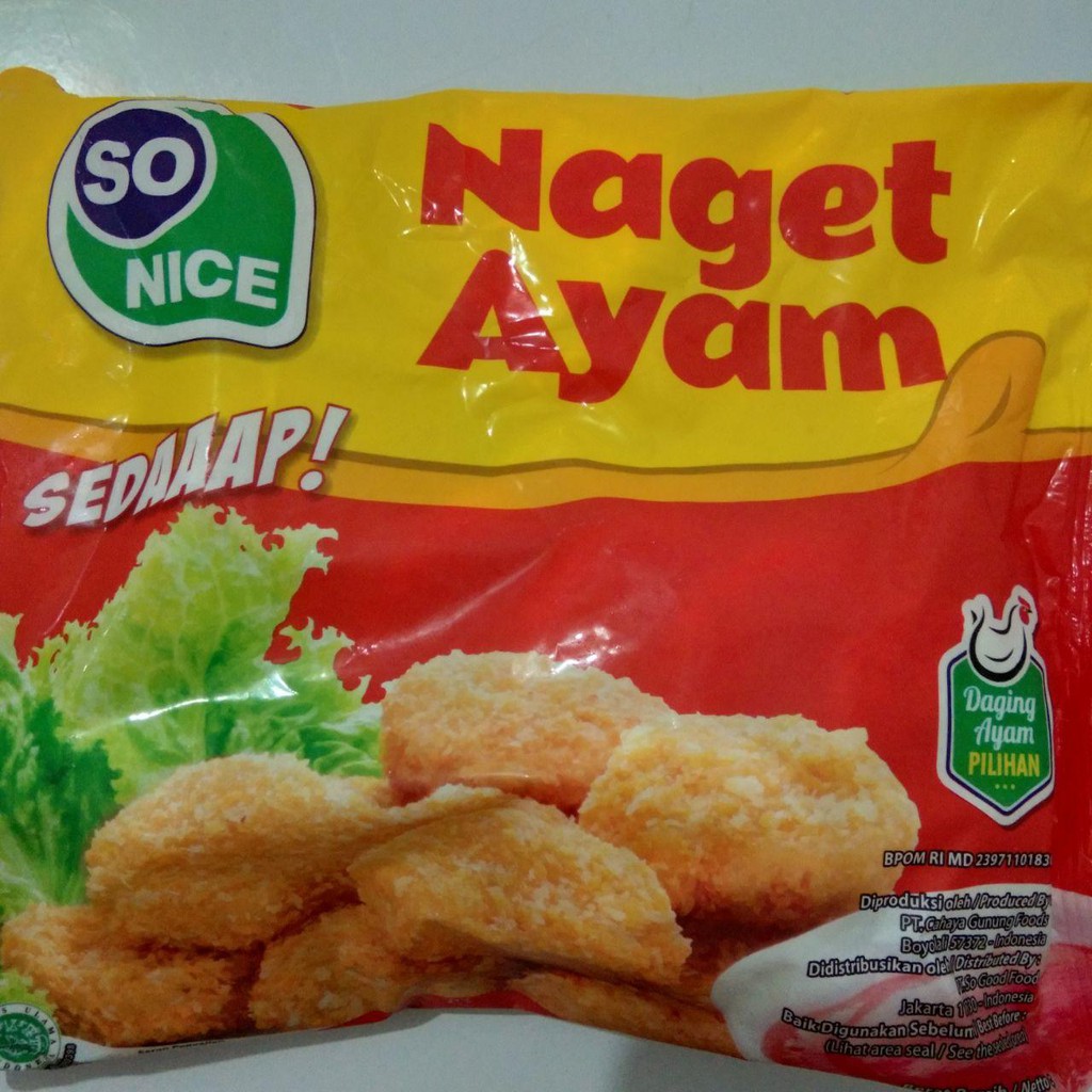 

Nugget Ayam So Nice 500gr