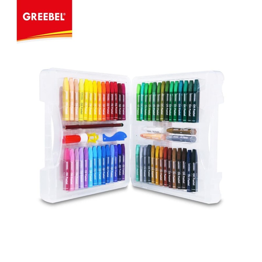 Krayon Greebel Kids Oil Pastel Crayon 55 Color/ Warna