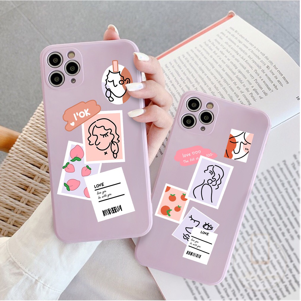 LILAC LENS PROTECTOR PRINTING case redmi 6a 8 note 9 5 9 9a pocophone m3 5a 7 8 9 pro 9c 6 1004