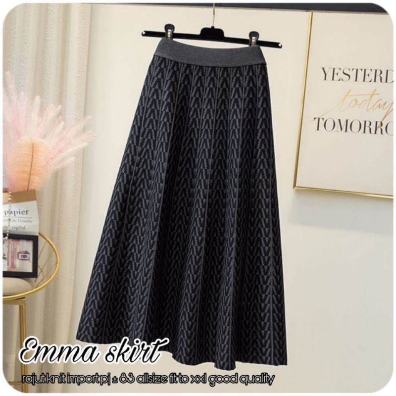 emma // ziggy skirt rok rajut import bkk premium