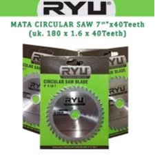 PROMO HARI INI termurah!!!!!!! RYU mata CIRCULAR SAW BLADE 24TEETH 180MMX1.6MM