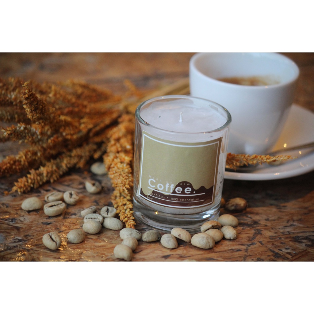 Scanted Candle Lilin Aromaterapi Lilin Wangi Souvenir Hampers Coffee