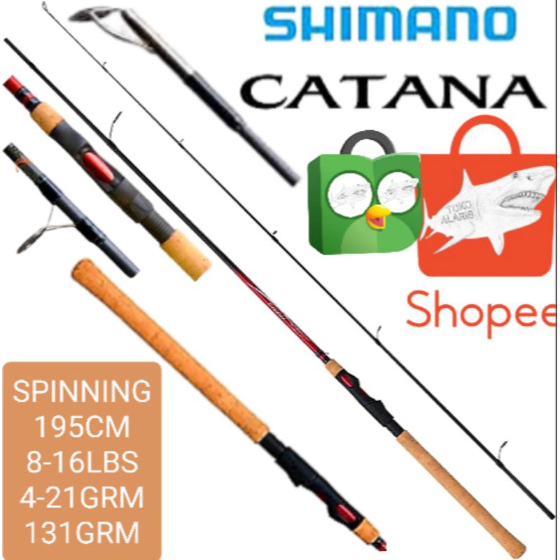 joran pancing shimano catana 195 210 cm