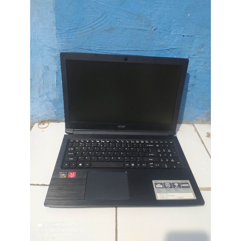 ACER Aspire 3 A315 Black AMD Ryzen 3-2200U RAM 4GB HDD 1TB Second