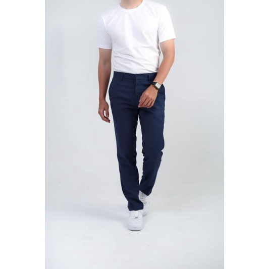 Mubeng Luxee Formal Pants Navy (LIMITED)