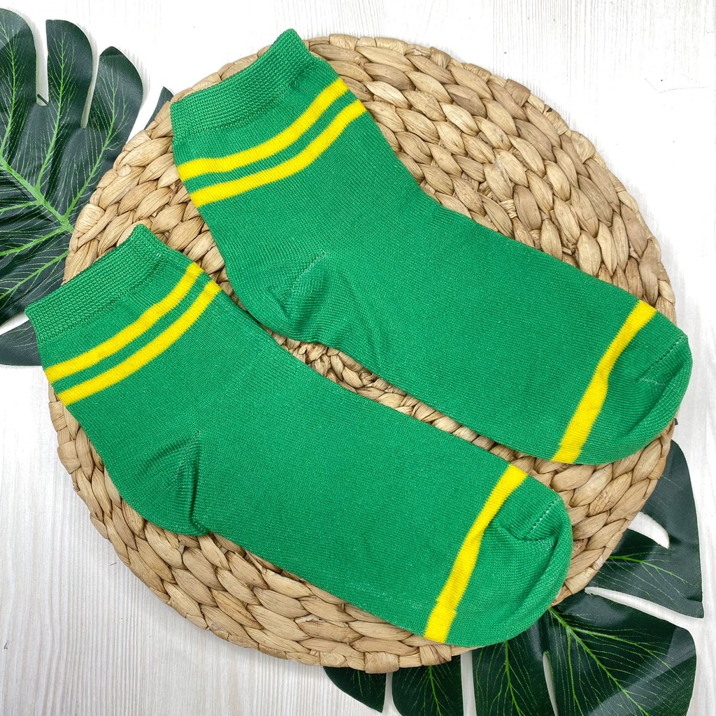 HC KAOS KAKI PANJANG 2 GARIS KAOS KAKI PANJANG MURAH IMPORT # BISA COD-HC5722 HIJAU MUDA