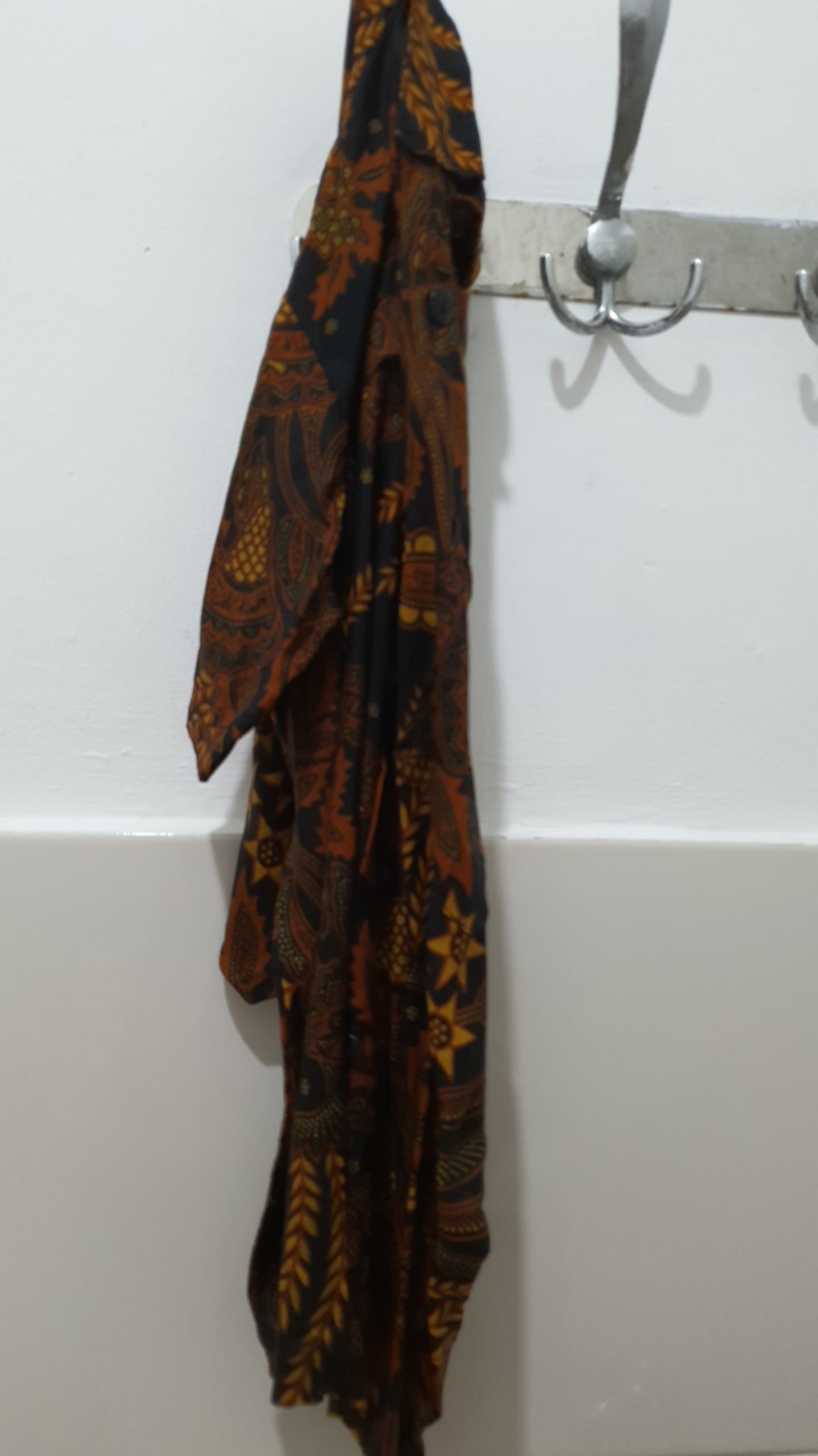 Batik Couple Ayah Anak Manggar Sogan Hem Kemeja Sarimbit