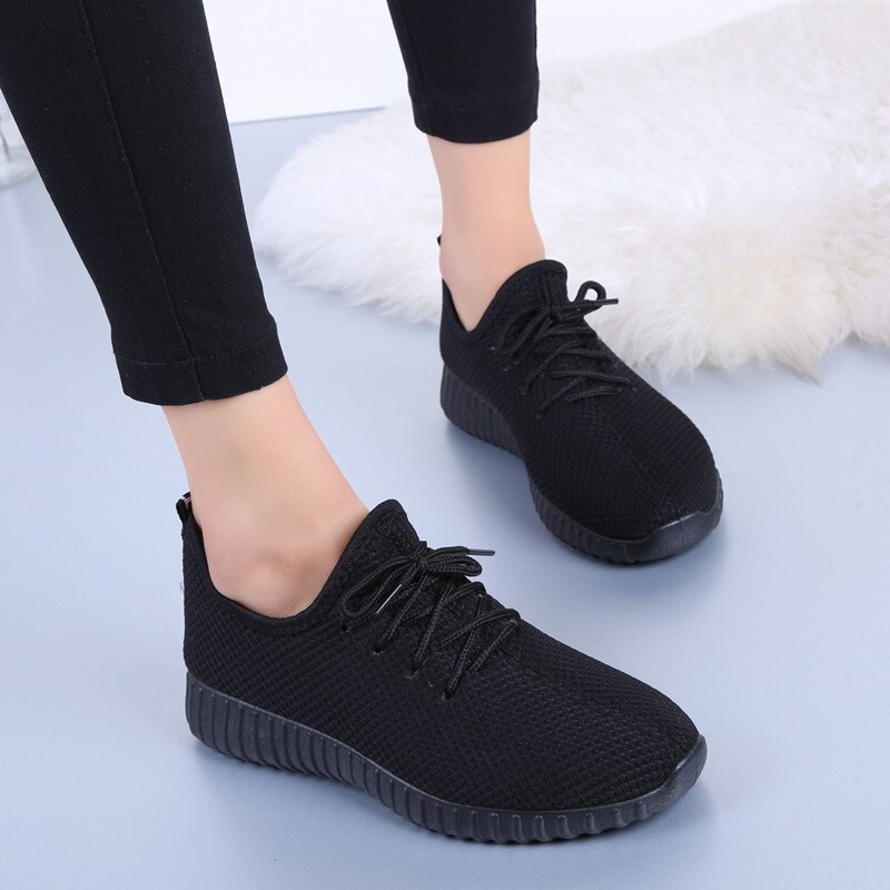 [ PRODUK IMPORT 100% ] Sepatu Sneaker Wanita Kets Kasual YZ Runing Shoes - Sepatu Wanita Sneaker Import Sport Korea New