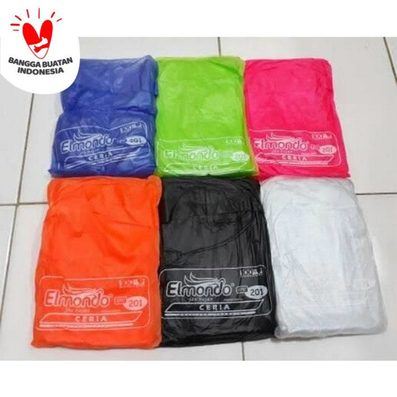 Jas hujan Ponco Lengan Dewasa / Travel / Trip/ Elmondo Ceria 201 Polos