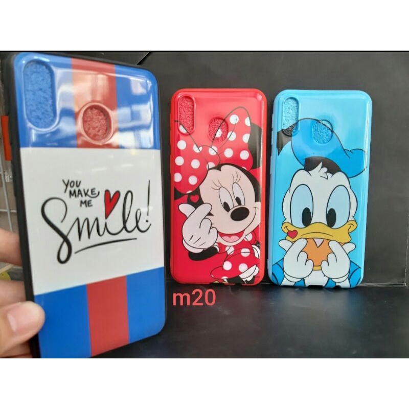 Case gambar motif kartun samaung M20