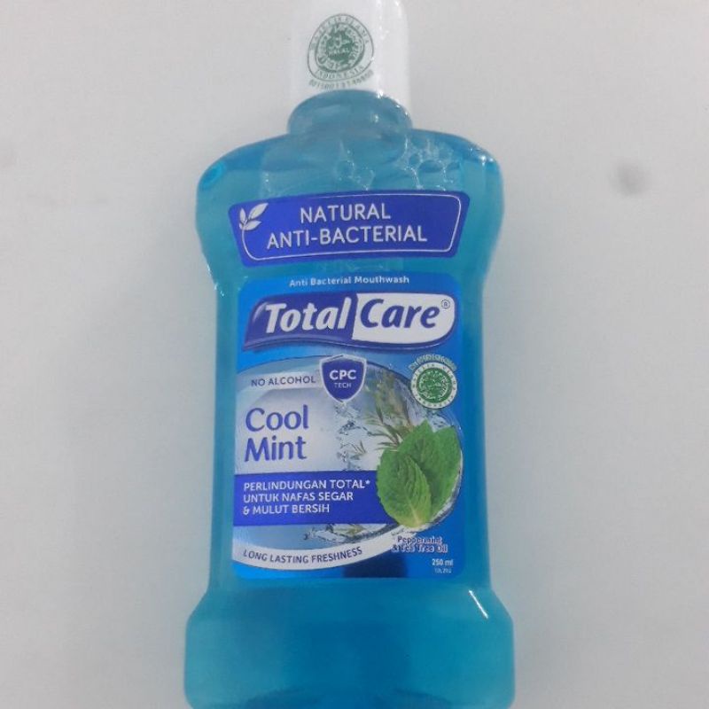 total care Totalcare anti bacterial mouthwash coolmint 250ml