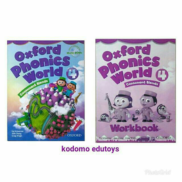 

Oxford Phonics World - Level 4 Consonant Blends ( Student Book + Work Book ), Buku Import Anak
