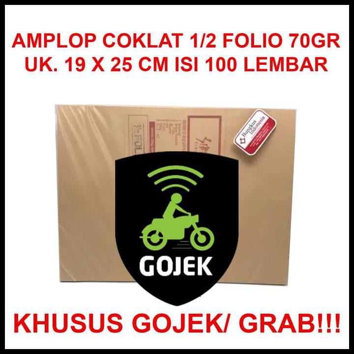 

Buruan Serbu Amplop Coklat 1/2Folio (19X25Cm)