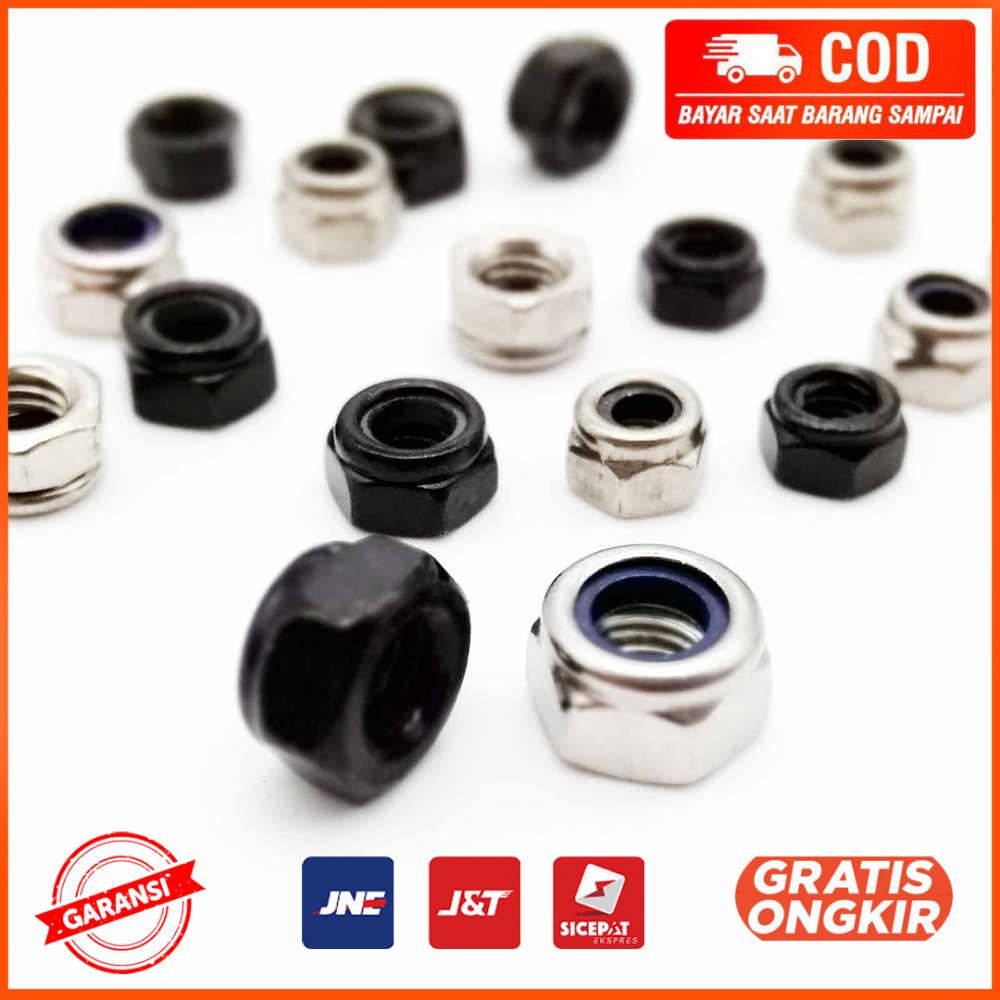 Mur Self Locking Hex Insert Lock Nut M3 25 PCS - SSM3