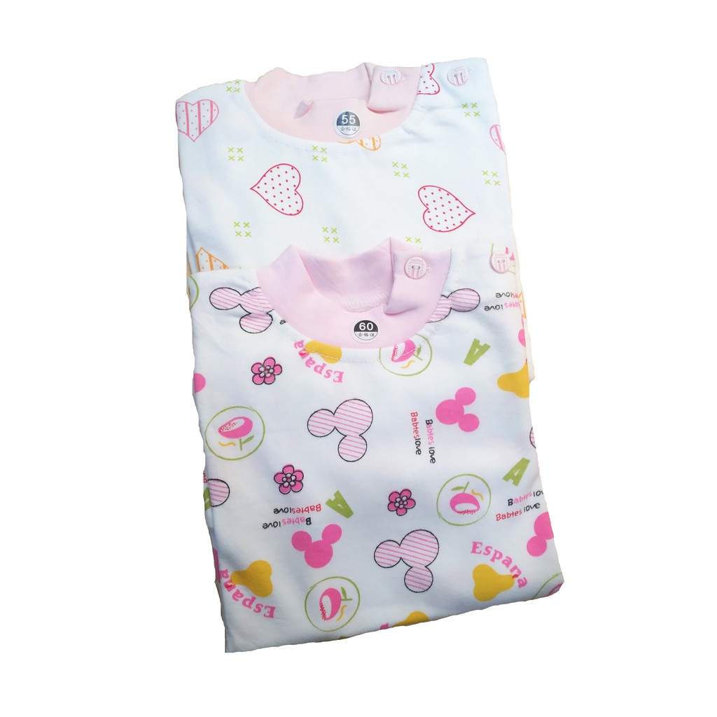 Piyama Bayi Perempuan &amp; Laki-laki baju tidur anak Import Bahan Katun Premium Usia 0 - 3 Tahun MB