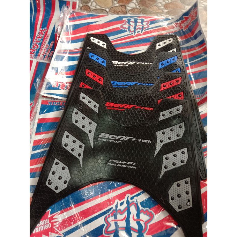 Alas Pijakan Kaki Motor Beat /Karpet Pijakan Kaki Motor Beat fi