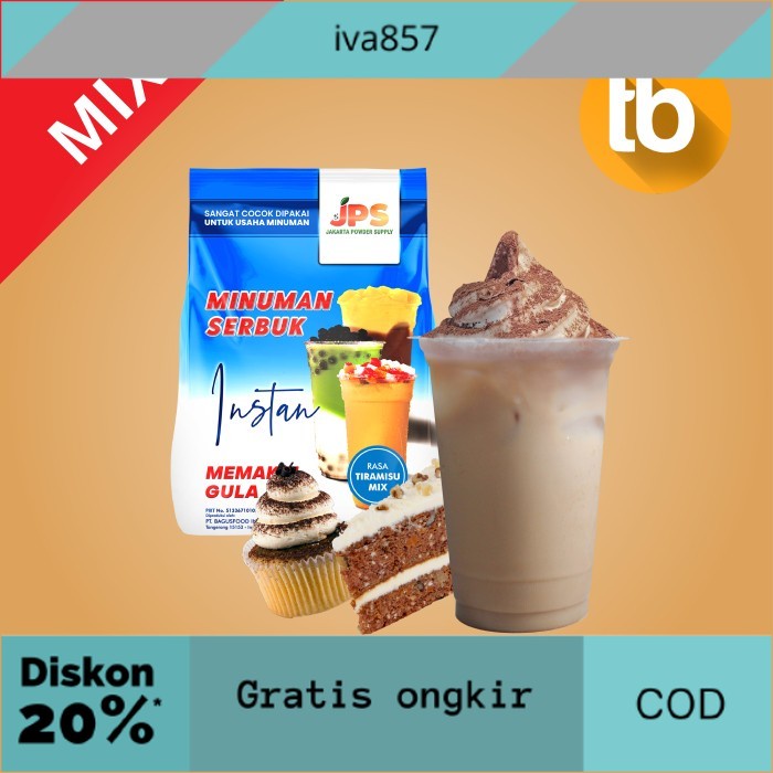 

PROMO JPS Bubuk Tiramisu Mix (Bubuk minuman dan makanan) GRATIS ONGKIR