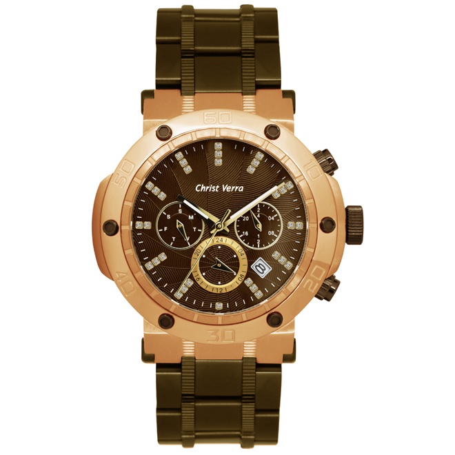 Christ Verra Men's Watches CV 52283GD-17 BRN