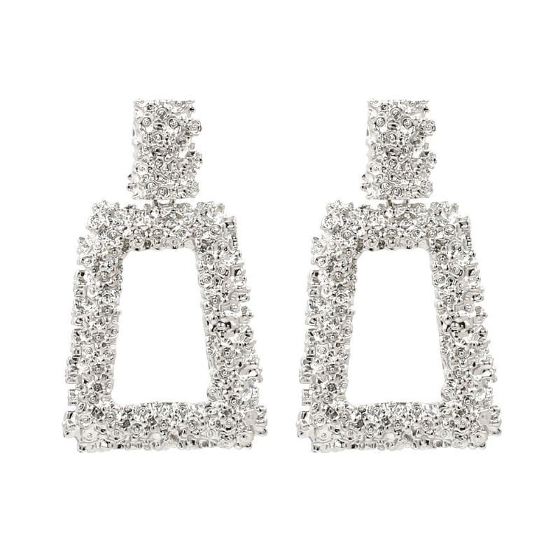 Square Earring - Anting Bentuk Kotak - Aksesoris Anting