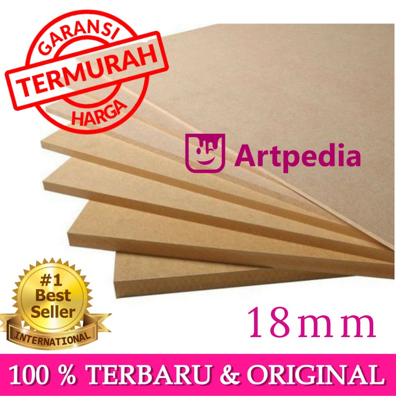 Papan MDF 18mm ukuran A2 (40x60cm)