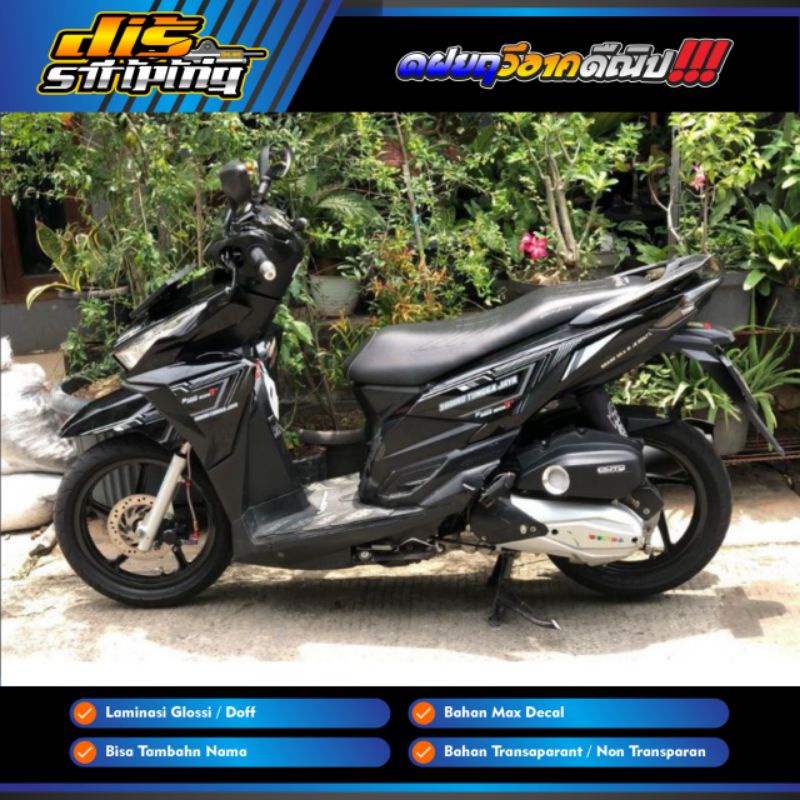 striping sticker vario led old 125 150 livery stj transparan custom