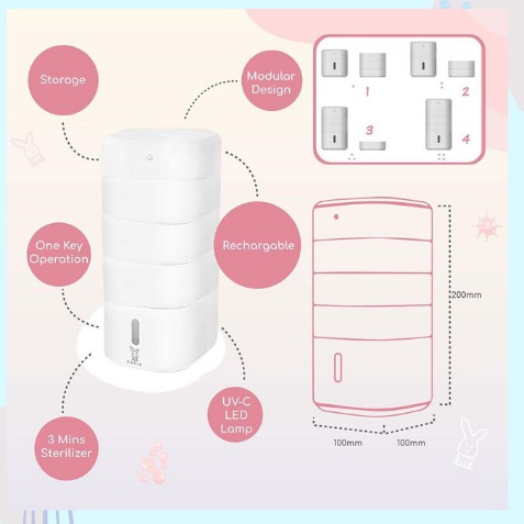 ERSIE 3 In 1 LED STERILIZER