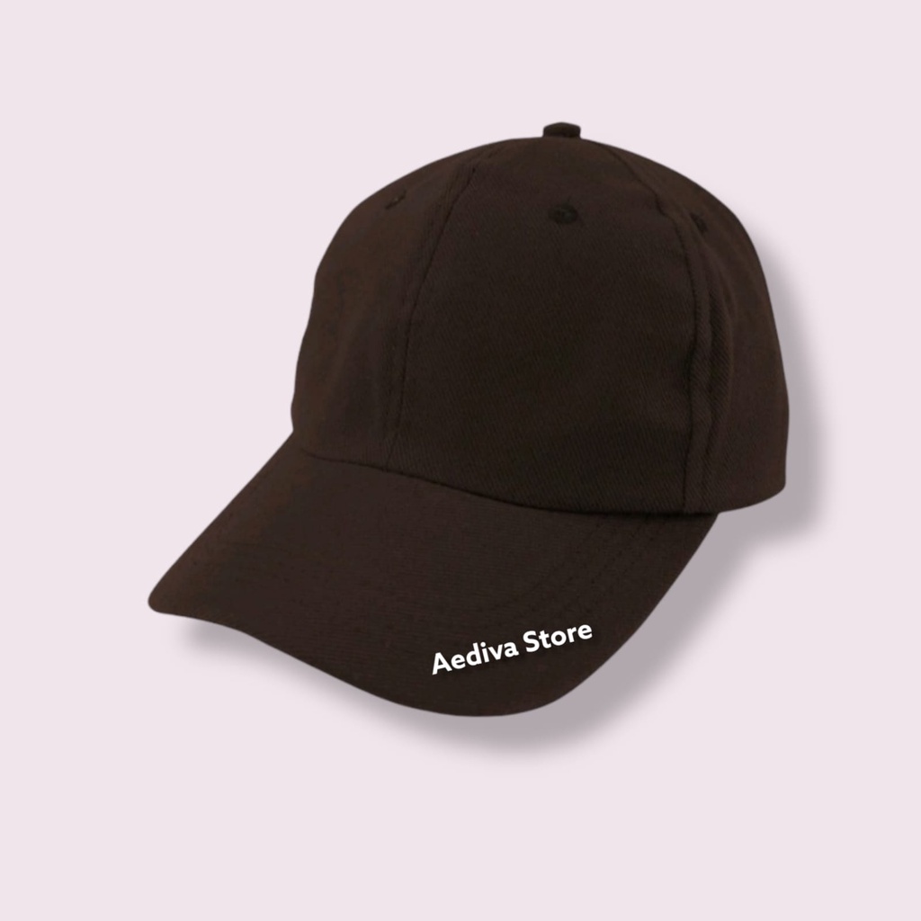 Topi polos baseball Pria HITAM distro berkulitas bahan Rafel cakop besi/ Baseball cakop besi terbaru 12 warna lengkap / topi polo denim premium cakop