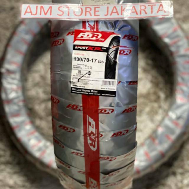 FDR Sport XR EVO 130/70-17 Tubeless...