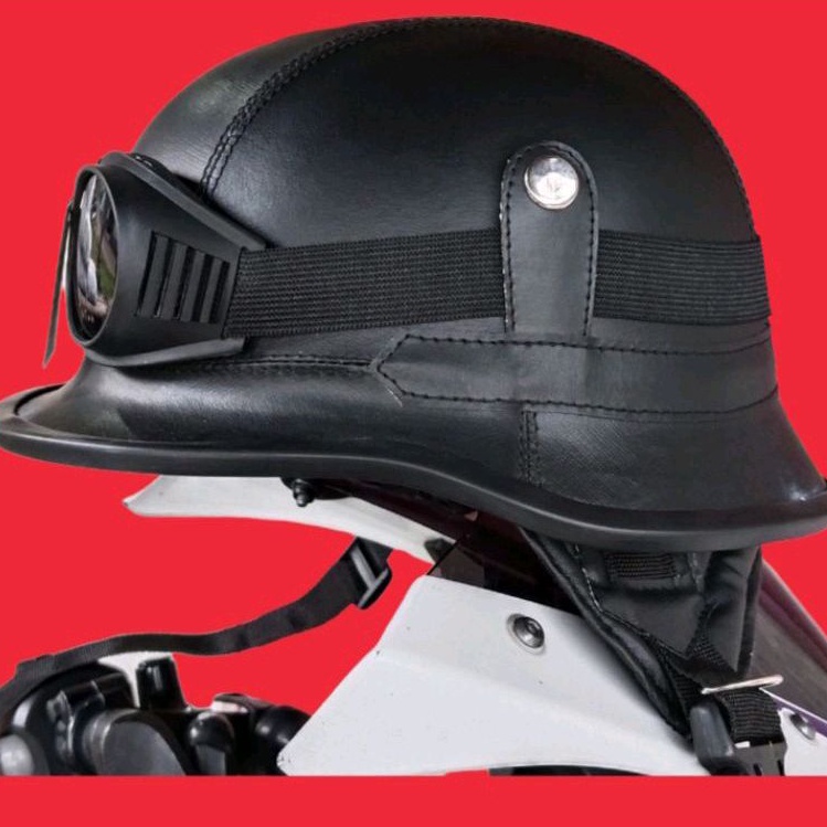 HELM RETRO MILENIAL NAZI CRAZY HITAM/HELM NAZI COKLAT/HELM RETRO/HELM/HELM KLASIK/HELM CHIP RETRO/HE