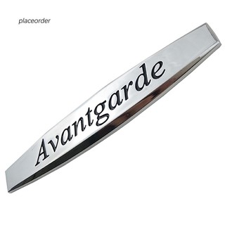  Stiker  Emblem Badge Motif Tulisan  avantgarde Bahan Metal 