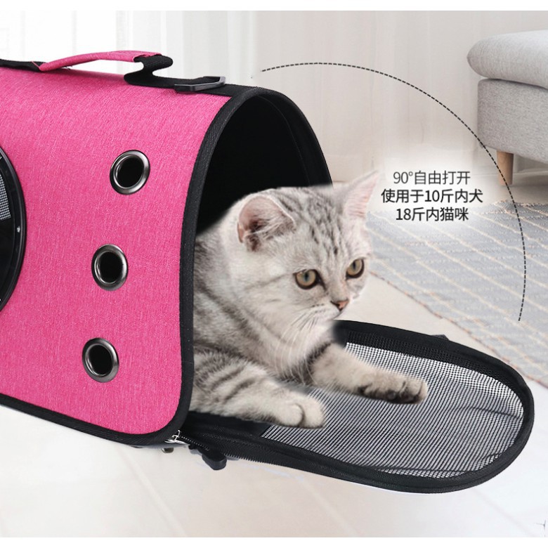 Adda Home - Upgraded Pet Carrier Bag Tas Peliharaan Tas Anjing Kucing Anti Air