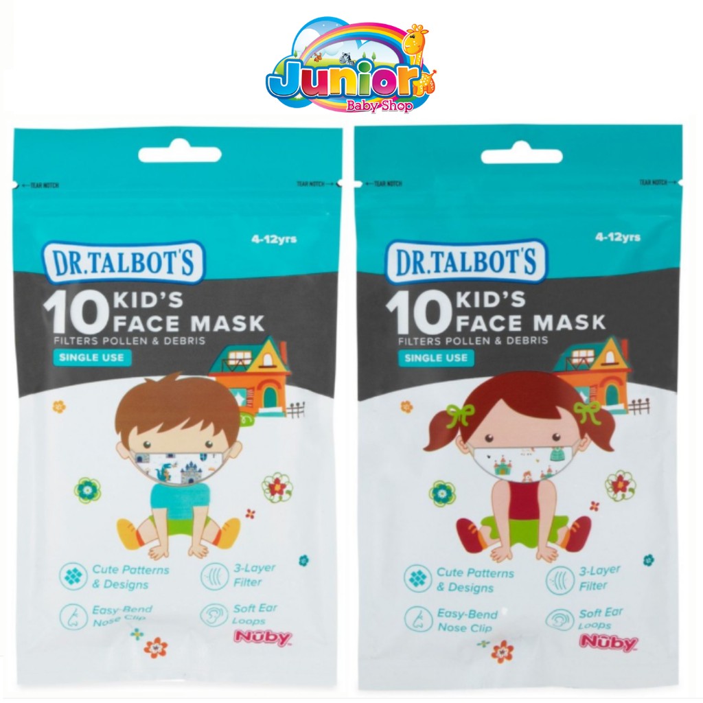 Nuby Dr.Talbot's Kids Face Mask Print