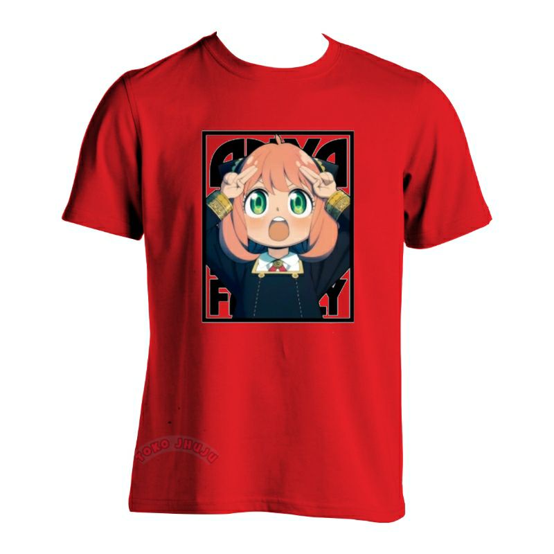 Baju Kaos Anime Spy x Family ANYA FORGER 2 print dtf