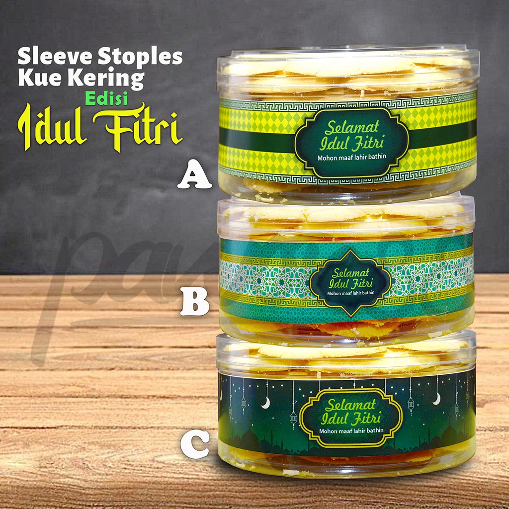

Sleeve Lebaran - Aksesoris Idul Fitri - Pita Stoples Kue Kering - S1 - ( 100 Pcs )