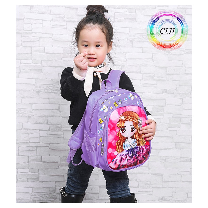 CJBP TINO Tas Ransel Anak Anak Timbul / Backpack / Tas Sekolah Anak dengan Banyak Motif Unik dan Lucu