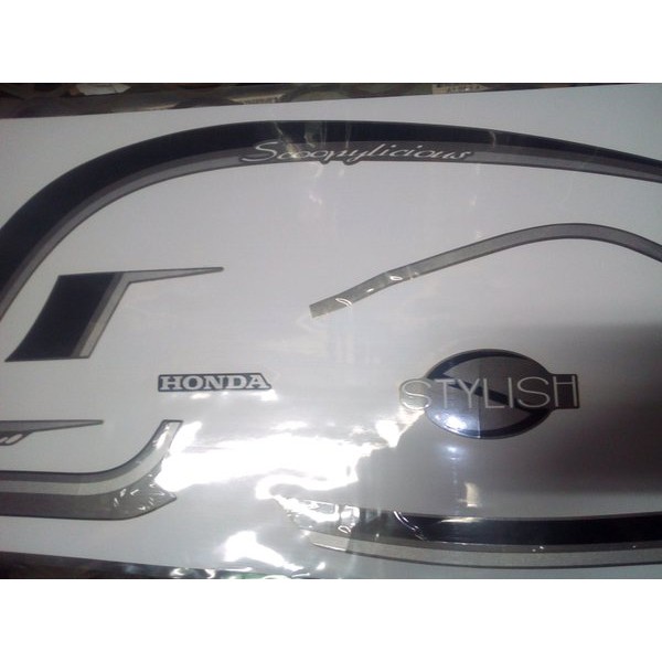striping sticker new scoopy orisinil ahm seC8