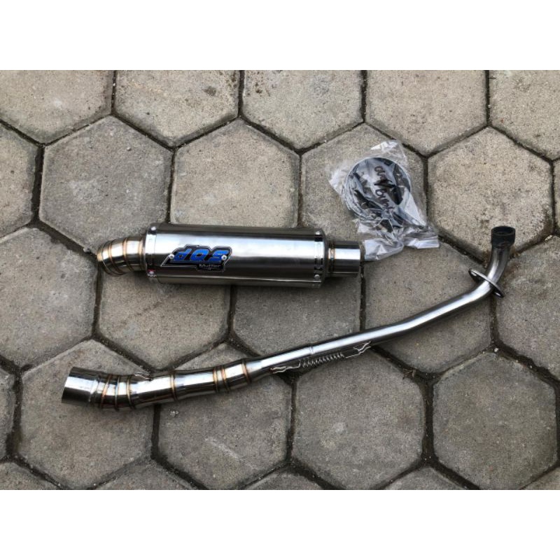 Knalpot Dos all motor bebek grand c70 kharisma supra revo blade supra 125 vega jupiter