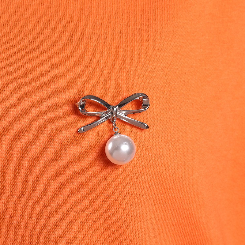 M40154 Bros Klip Ring Holder Scarf Wanita Hias Berlian Imitasi