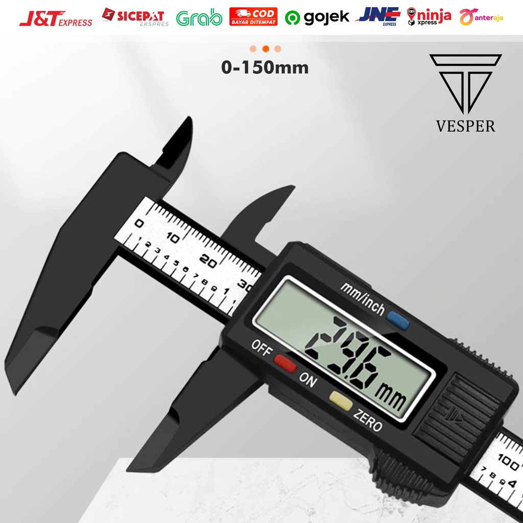 jangka sorong digital vernier caliper with lcd screen / jangka sorong / jangka sorong digital