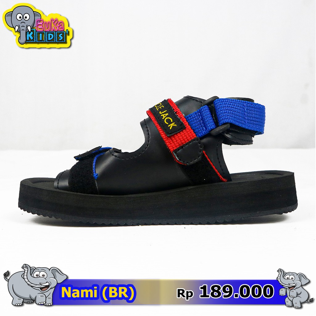 NAMI BLUE + RED Sandal Gunung Anak Cowok Cewek